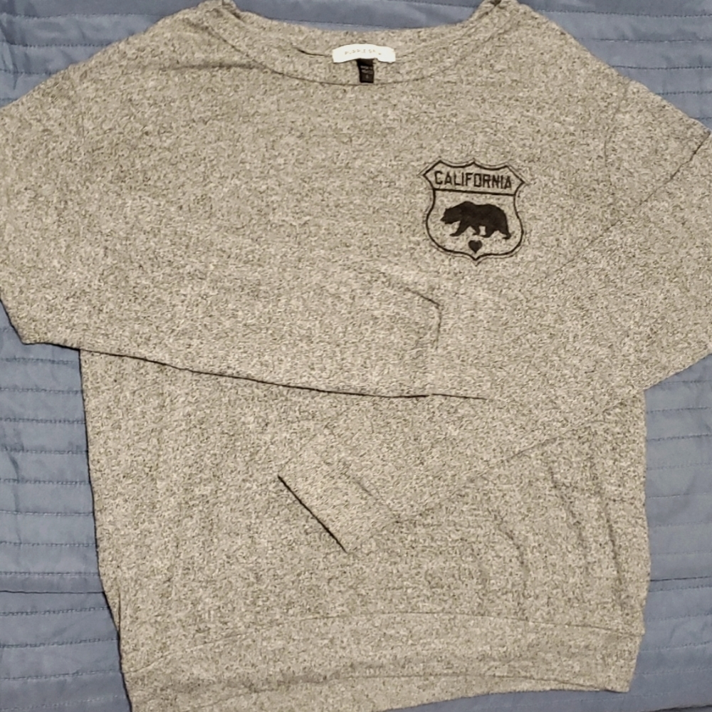 PURPLE SNOW BRAND CALIFORNIA WOMENS LRG SWEATER